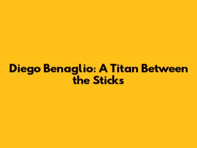 Diego Benaglio: A Titan Between the Sticks