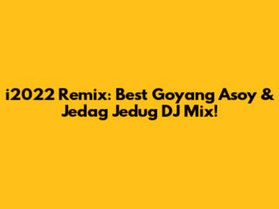 i2022 Remix: Best Goyang Asoy & Jedag Jedug DJ Mix!
